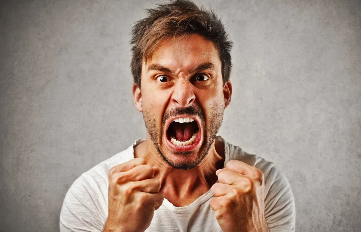 ilustrasi orang yang sangat marah